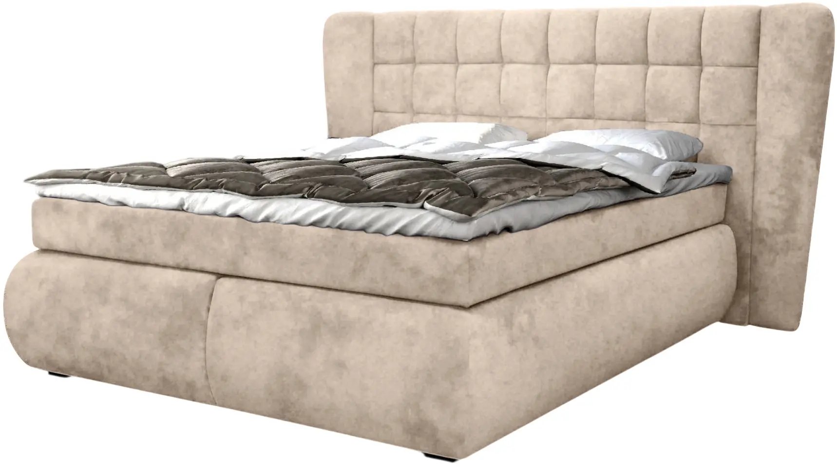 Pat Charmbed Diana 160x200 King 02 (Light Beige) - 3