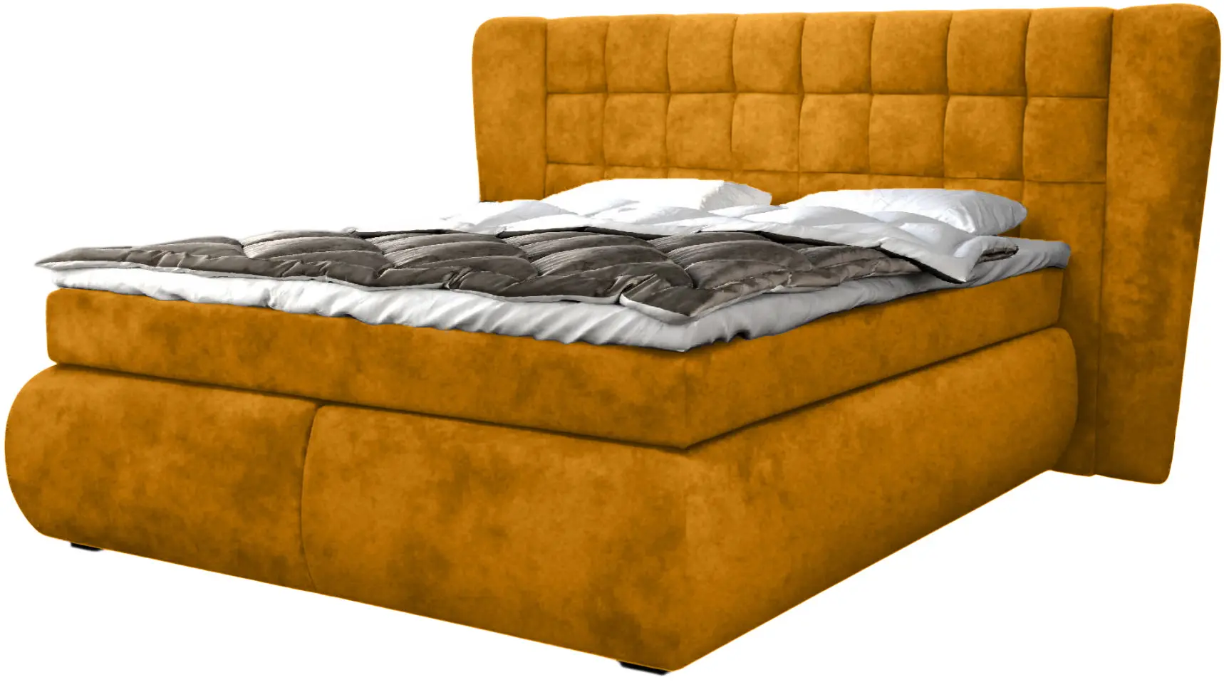 Кровать Charmbed Diana 160x200 King 07 (Mustard) - 3