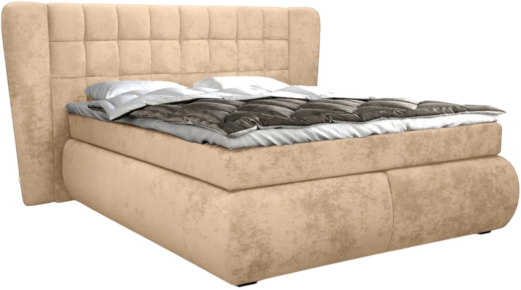 Pat Charmbed Diana 160x200 Mono 02 (Beige) - 2