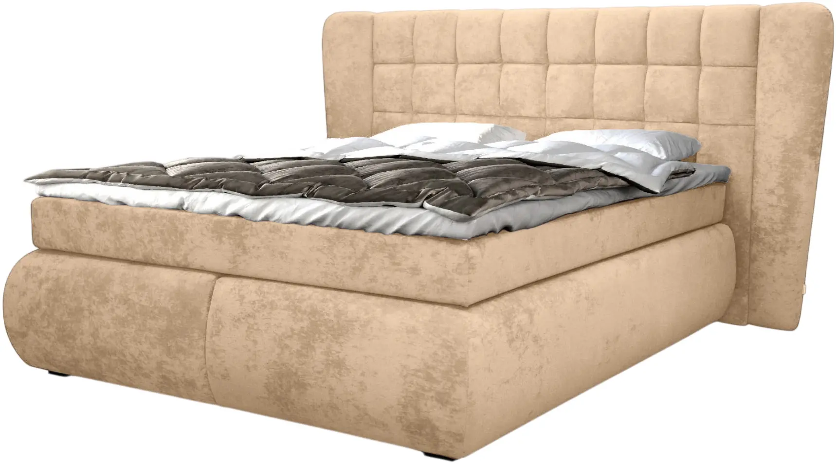 Pat Charmbed Diana 160x200 Mono 02 (Beige) - 3