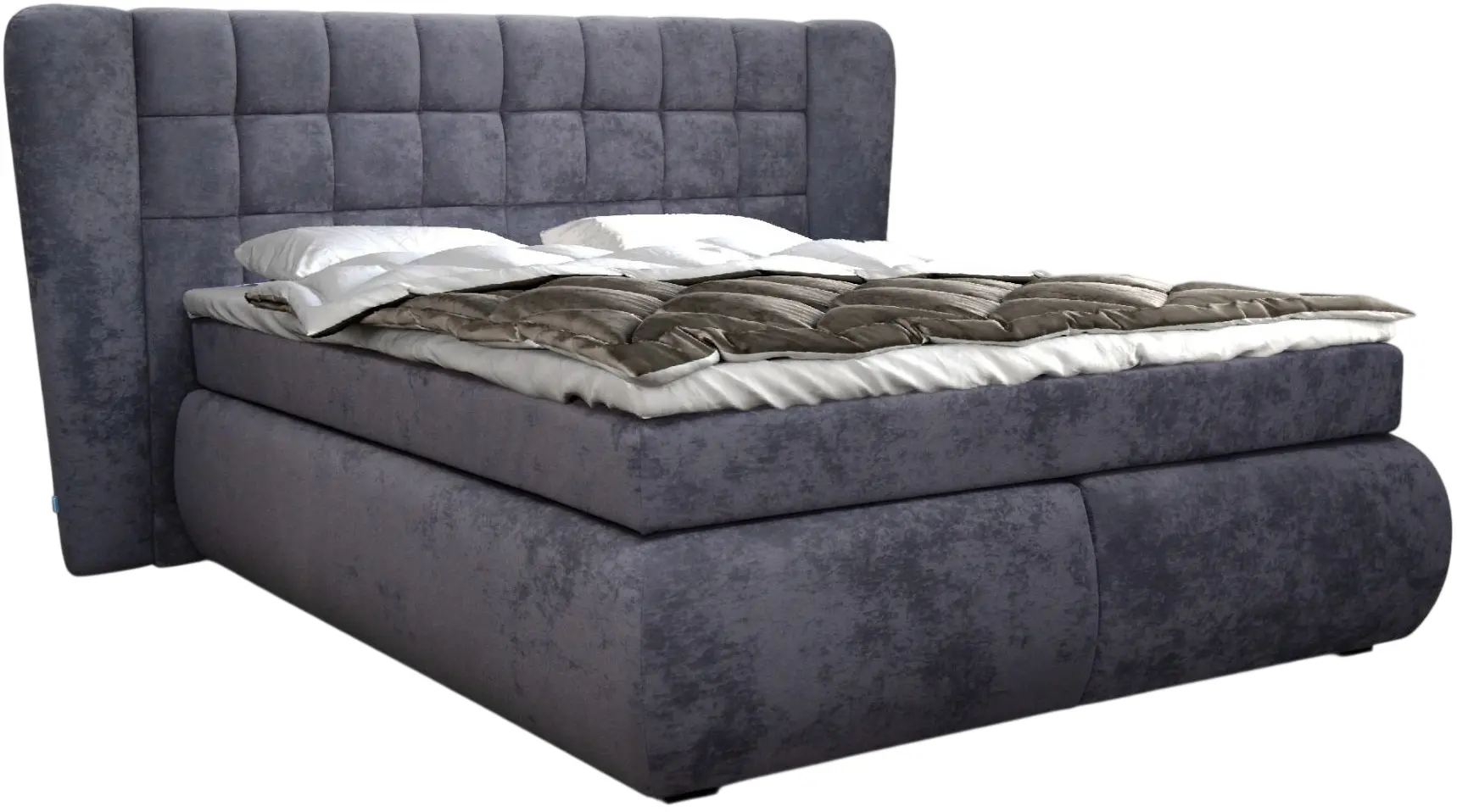 Кровать Charmbed Diana 160x200 Mono 09 (Grey-Blue) - 2
