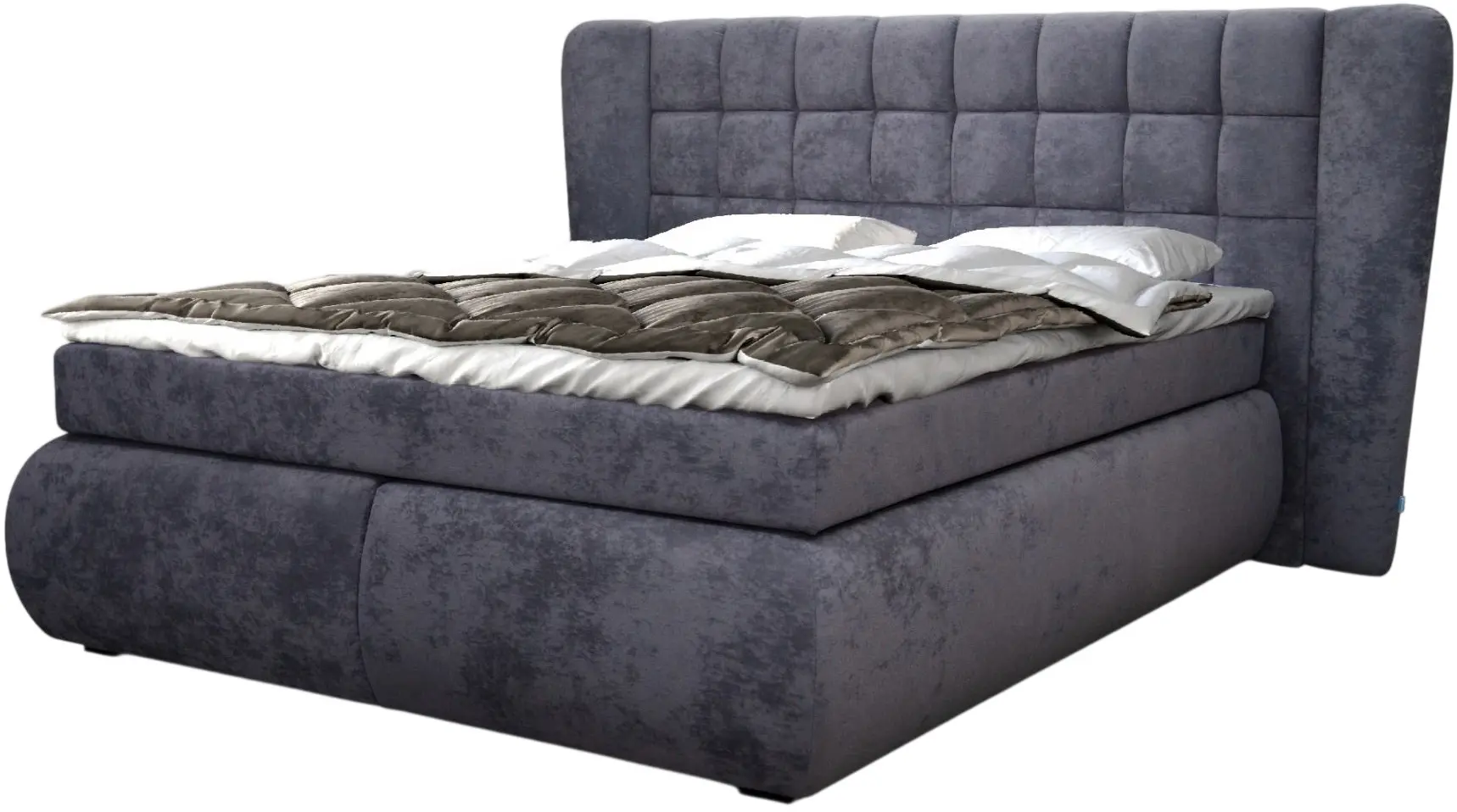 Кровать Charmbed Diana 160x200 Mono 09 (Grey-Blue) - 4