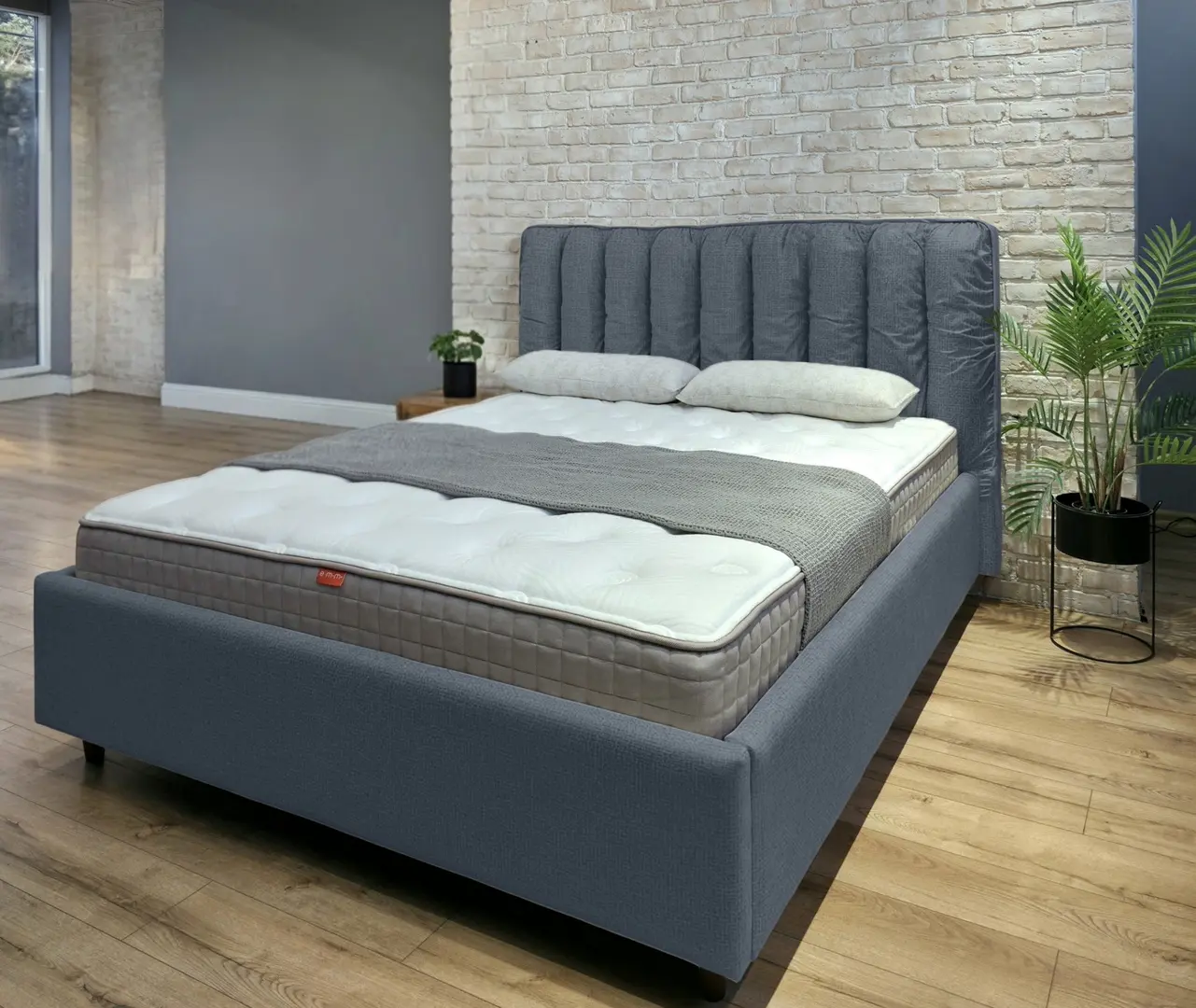 Кровать Charmbed Eva Prestige 140x200 Glow 19 (Anthracite)