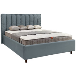 Кровать Charmbed Eva Prestige 140x200 Velluto 16 (Grey) Thumb