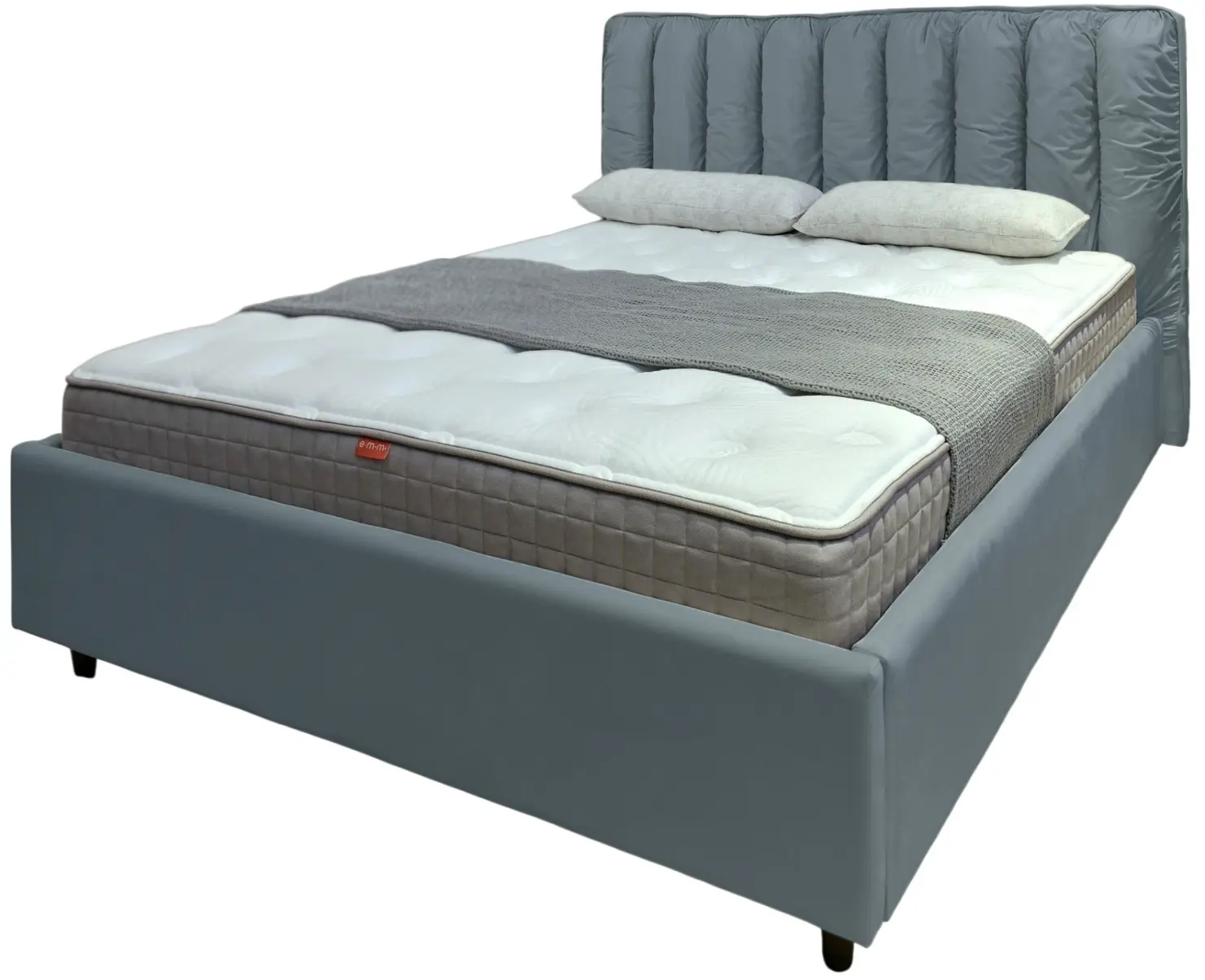 Кровать Charmbed Eva Prestige 140x200 Velluto 16 (Grey) - 3