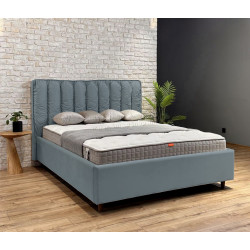 Кровать Charmbed Eva Prestige 140x200 Velluto 16 (Grey)