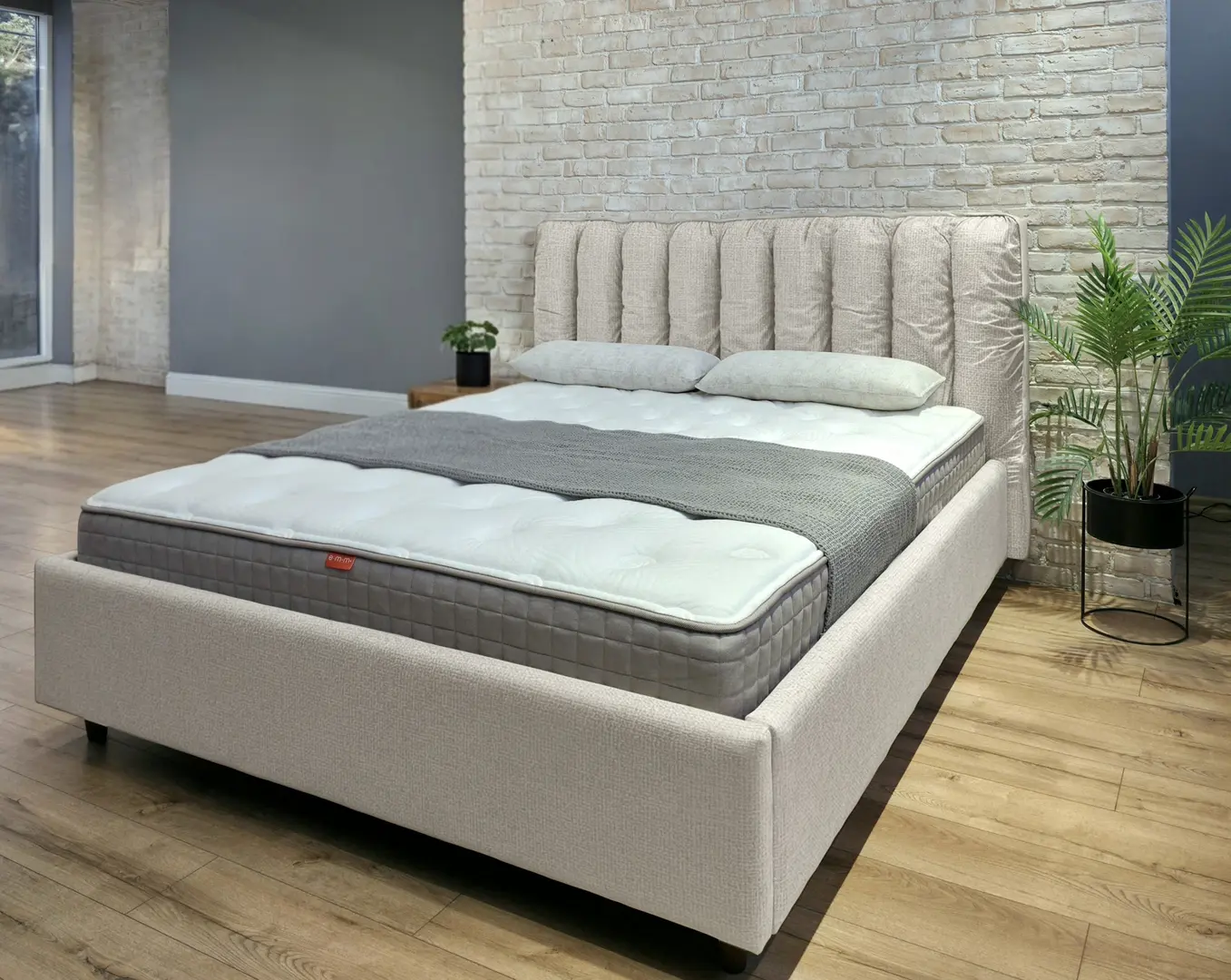Кровать Charmbed Eva Prestige 160x200 Glow 03 (Fossil)