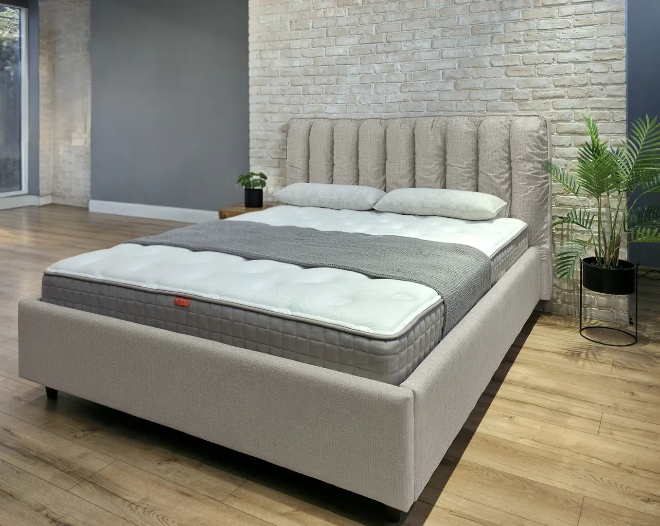 Pat Charmbed Eva Prestige 160x200 Glow 04 (Stone)