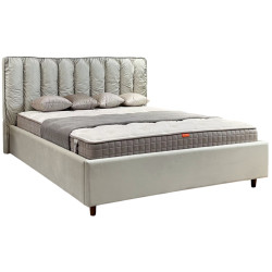 Кровать Charmbed Eva Prestige 160x200 Velluto 02 (Beige) Thumb