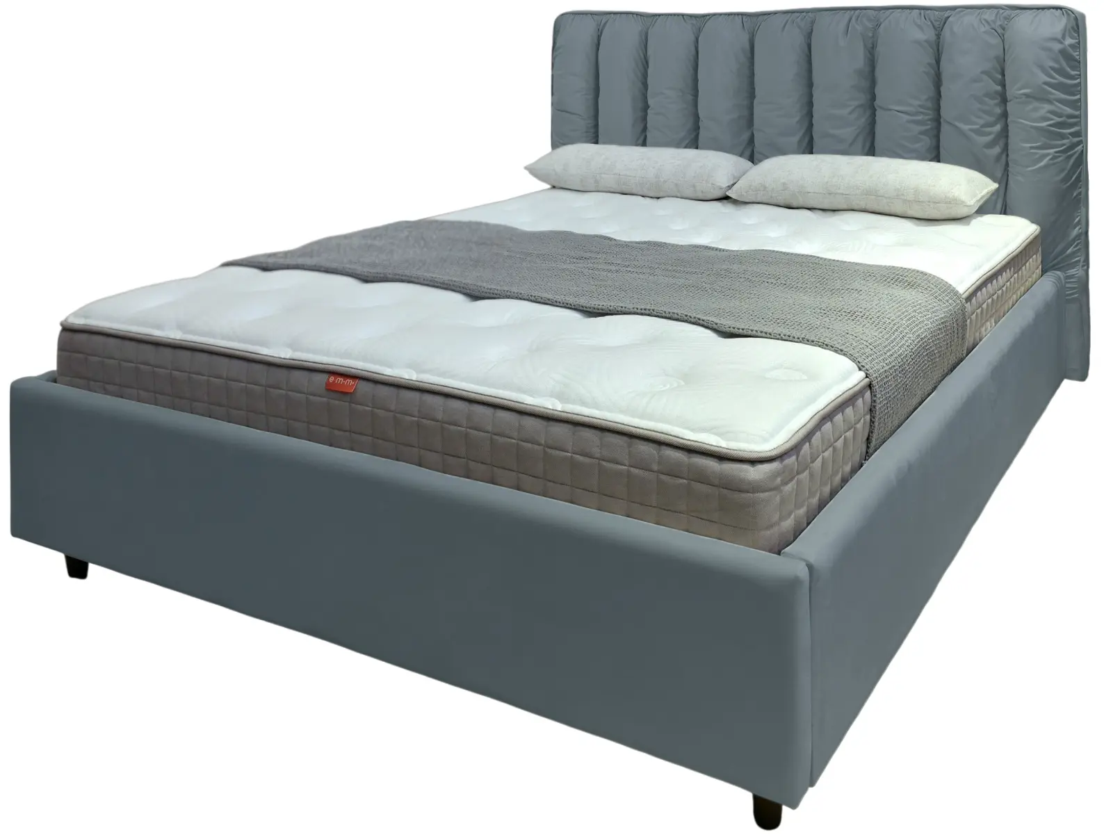 Кровать Charmbed Eva Prestige 160x200 Velluto 16 (Grey) - 3