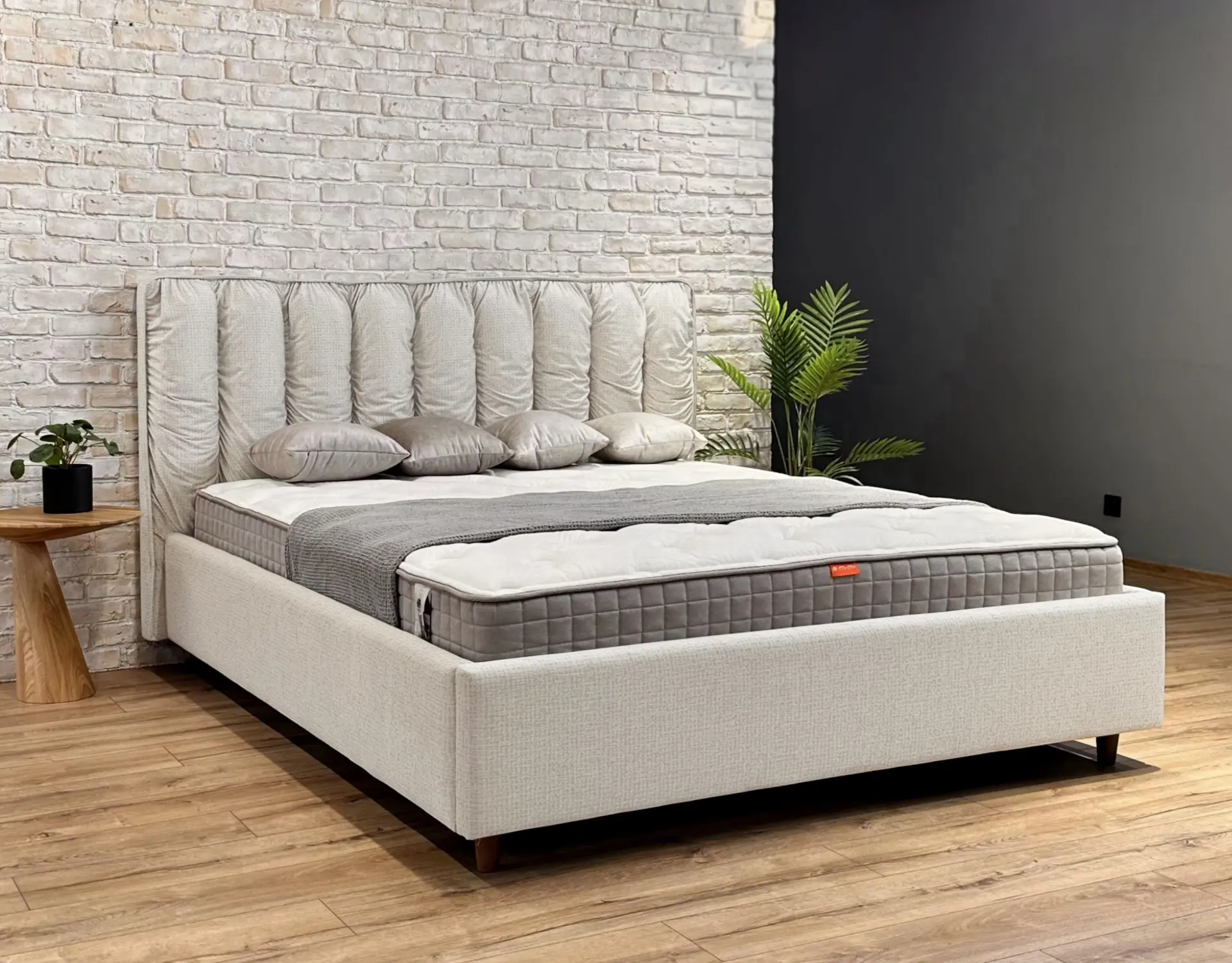 Кровать Charmbed Eva Prestige 180x200 Glow 03 (Fossil) - 6