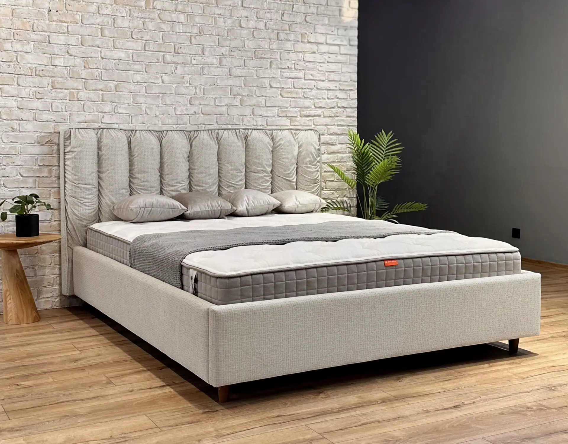 Кровать Charmbed Eva Prestige 180x200 Glow 04 (Stone) - 6