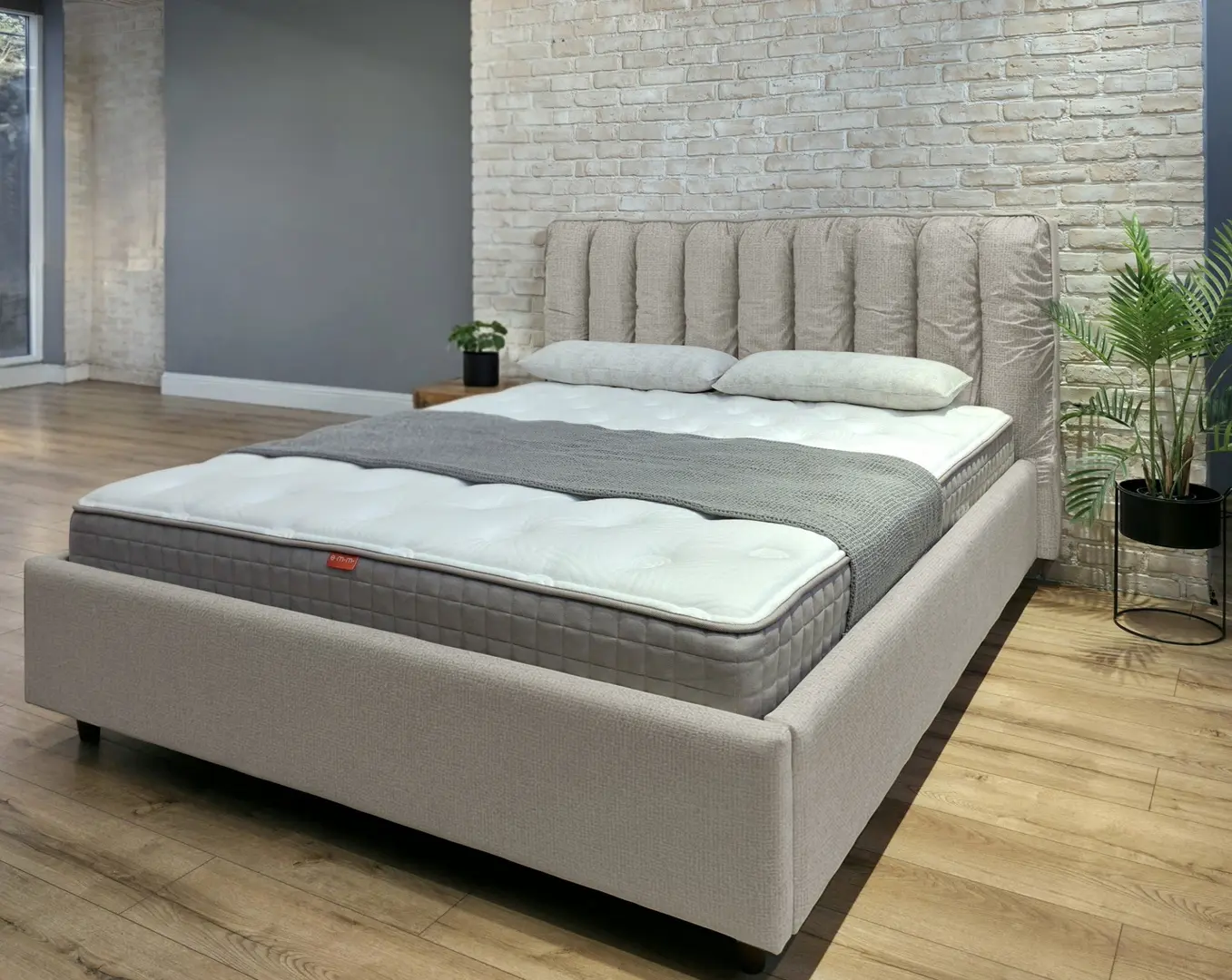 Кровать Charmbed Eva Prestige 180x200 Glow 04 (Stone)