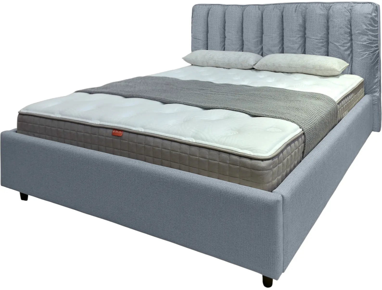 Кровать Charmbed Eva Prestige 180x200 Glow 15 (Light Grey) - 2