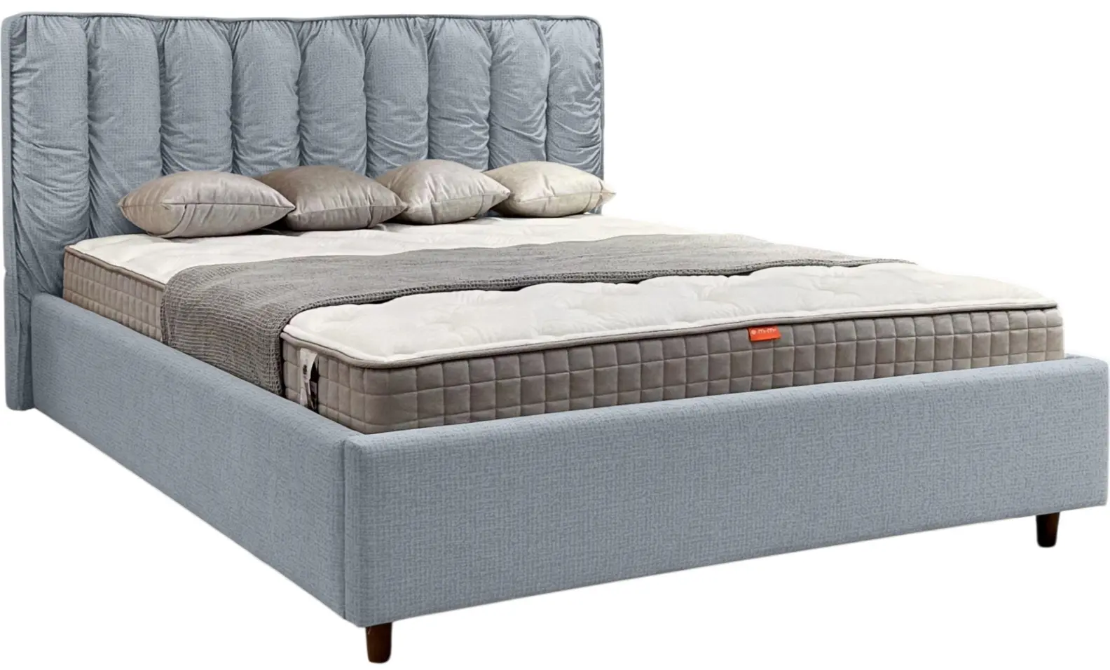 Кровать Charmbed Eva Prestige 180x200 Glow 15 (Light Grey) - 3