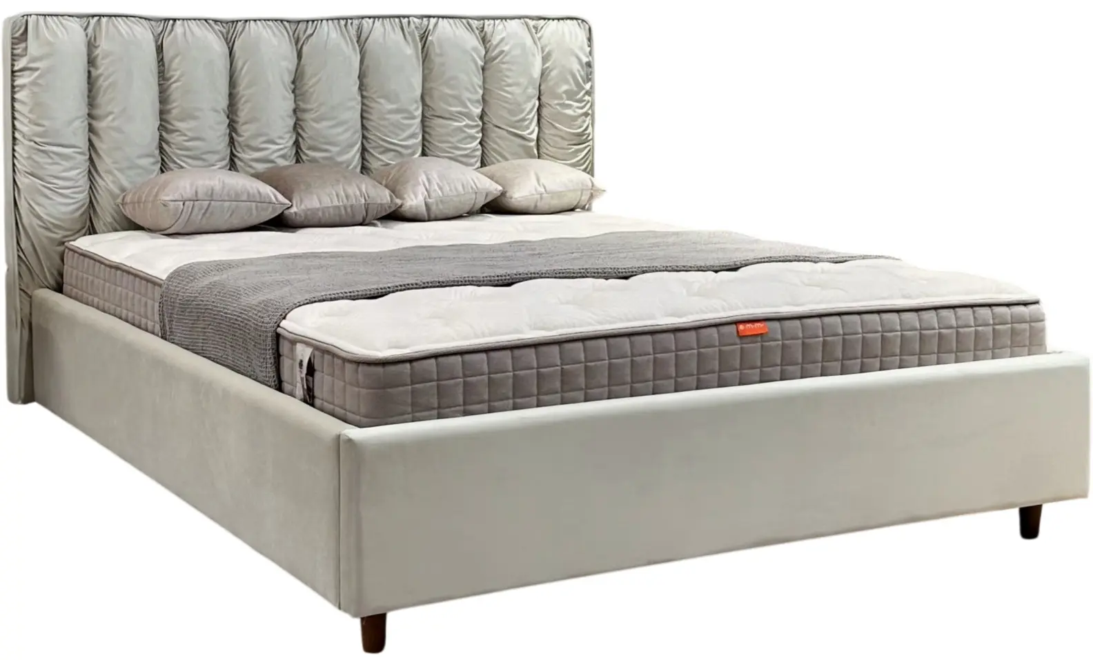 Кровать Charmbed Eva Prestige 180x200 Velluto 02 (Beige) - 2