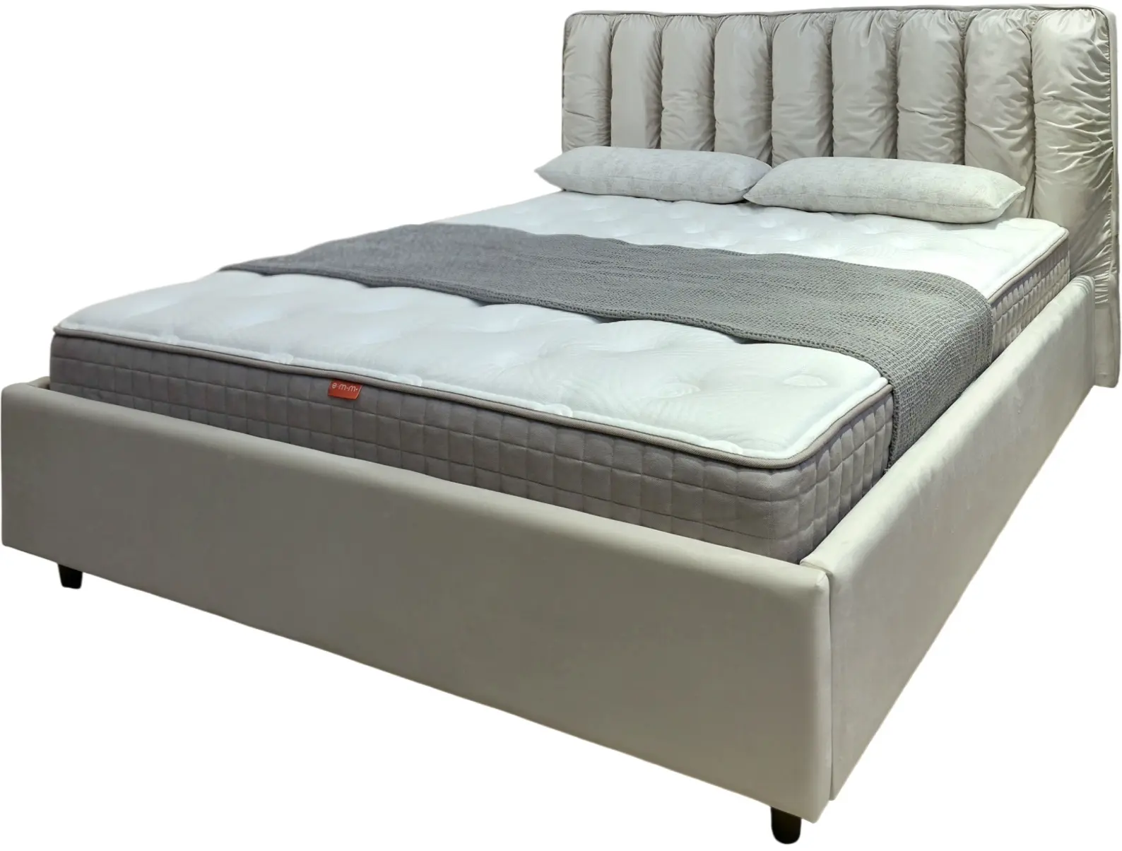 Кровать Charmbed Eva Prestige 180x200 Velluto 02 (Beige) - 3