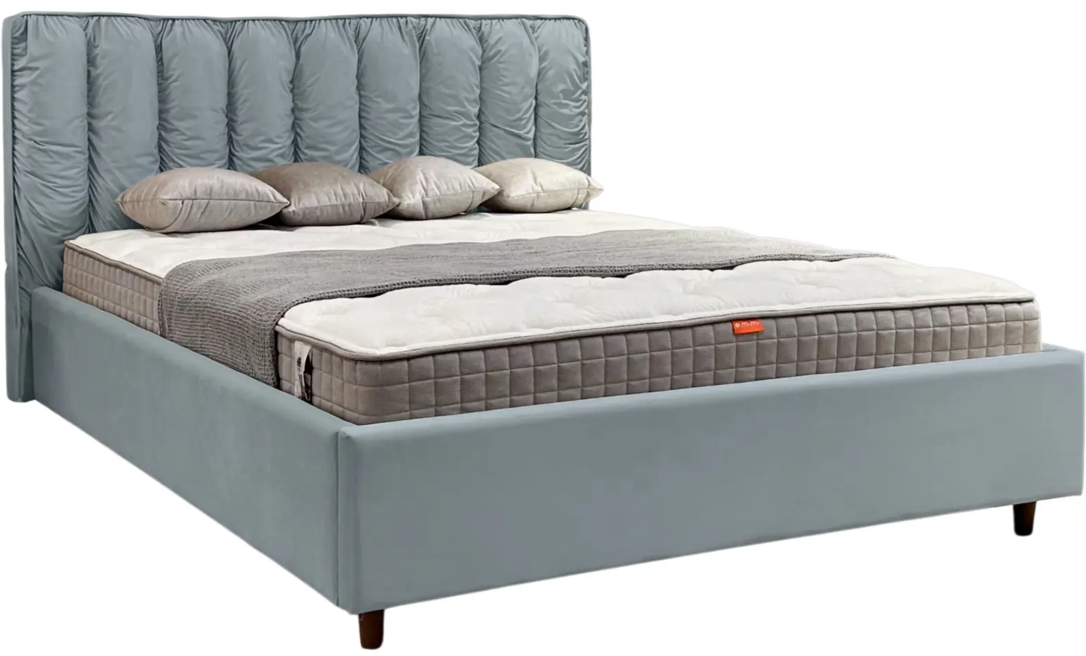 Кровать Charmbed Eva Prestige 180x200 Velluto 15 (Silver) - 2