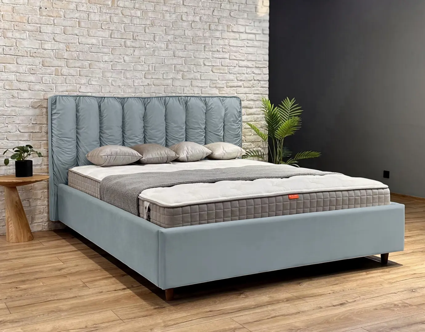 Кровать Charmbed Eva Prestige 180x200 Velluto 15 (Silver)
