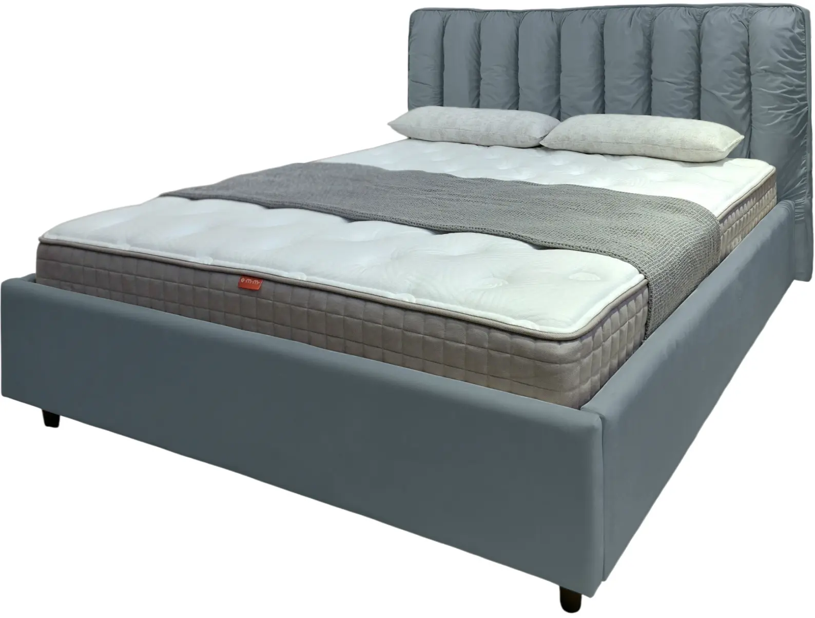 Кровать Charmbed Eva Prestige 180x200 Velluto 16 (Grey) - 3