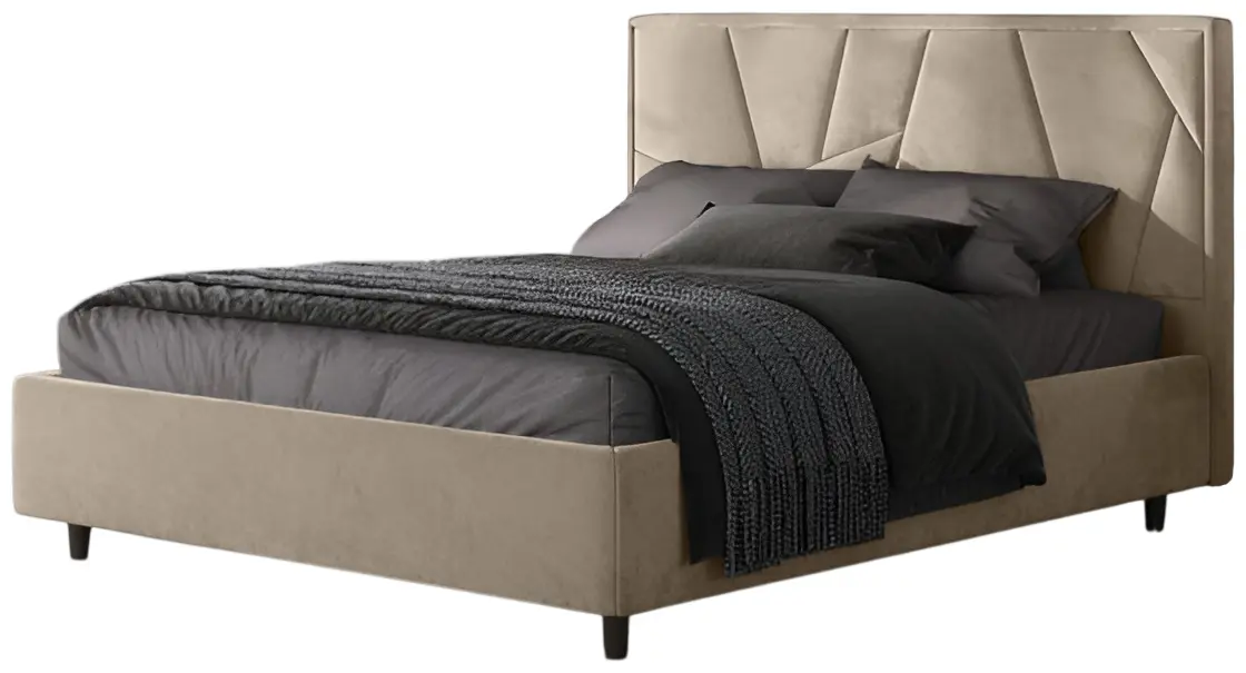 Кровать Charmbed Lux Agata 160x200 Laguna 07 (Beige) - 2