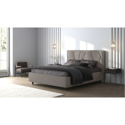 Кровать Charmbed Lux Agata 160x200 Laguna 09 (Stone Gray)