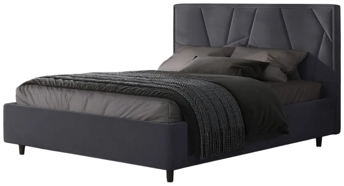 Кровать Charmbed Lux Agata 160x200 Laguna 44 (Graphite) - 2