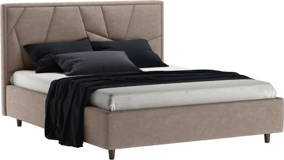 Кровать Charmbed Lux Agata 160x200 Mono 04 (Light Brown) - 2