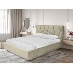 Кровать Charmbed Lux Agata 180x200 Laguna 08 (Gray-Beige)