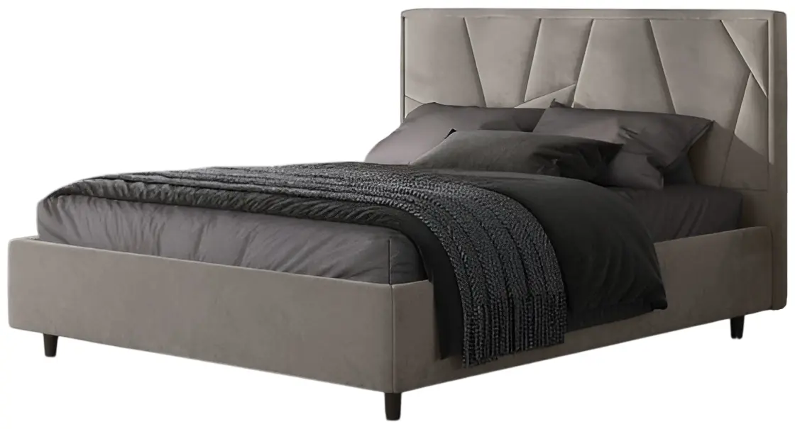Кровать Charmbed Lux Agata 180x200 Laguna 09 (Stone Gray) - 2