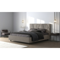 Кровать Charmbed Lux Agata 180x200 Laguna 09 (Stone Gray)