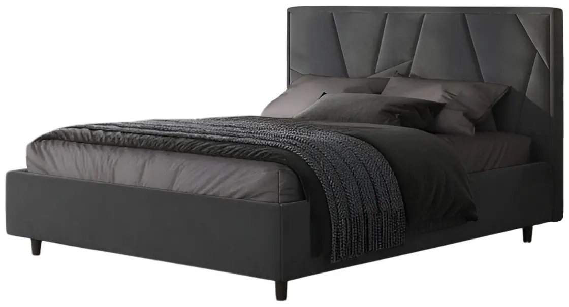 Кровать Charmbed Lux Agata 180x200 Laguna 43 (Gray) - 2