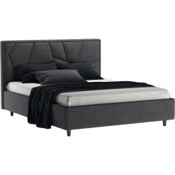 Кровать Charmbed Lux Agata 180x200 Mono 07 (Dark Grey) Thumb