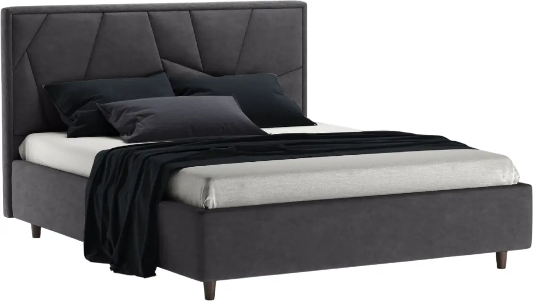 Кровать Charmbed Lux Agata 180x200 Mono 07 (Dark Grey) - 2