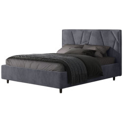 Кровать Charmbed Lux Agata 180x200 Mono 09 (Grey-Blue) Thumb