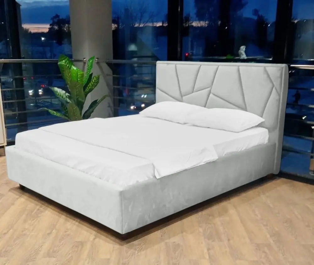 Кровать Charmbed Lux Agata Laguna 41 160x200 (Light Gray) - 2