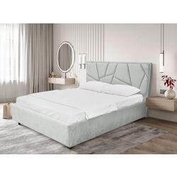 Кровать Charmbed Lux Agata Laguna 41 160x200 (Light Gray)