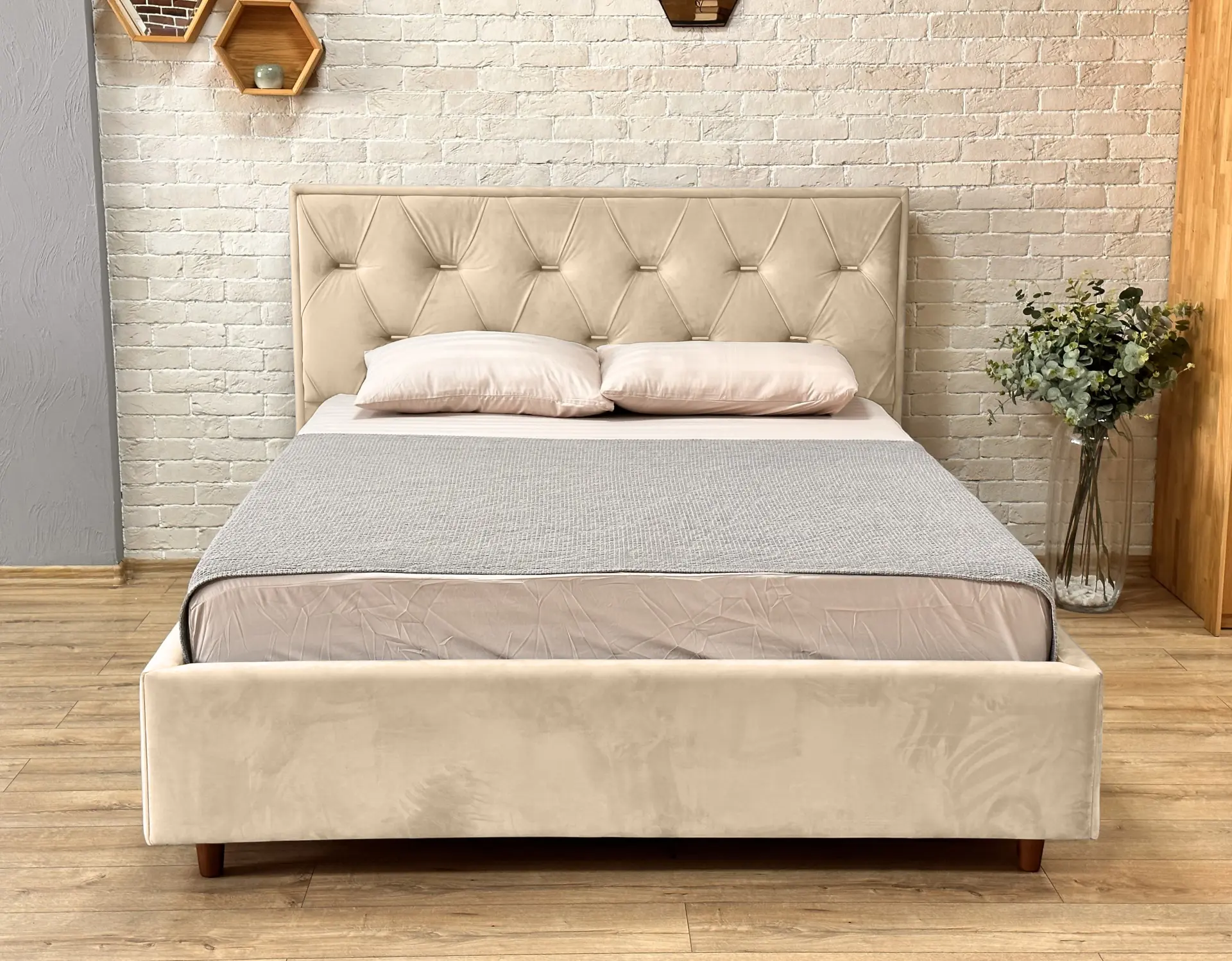Pat Charmbed Lux Bela 160x200 Laguna 03 (Cream) - 2