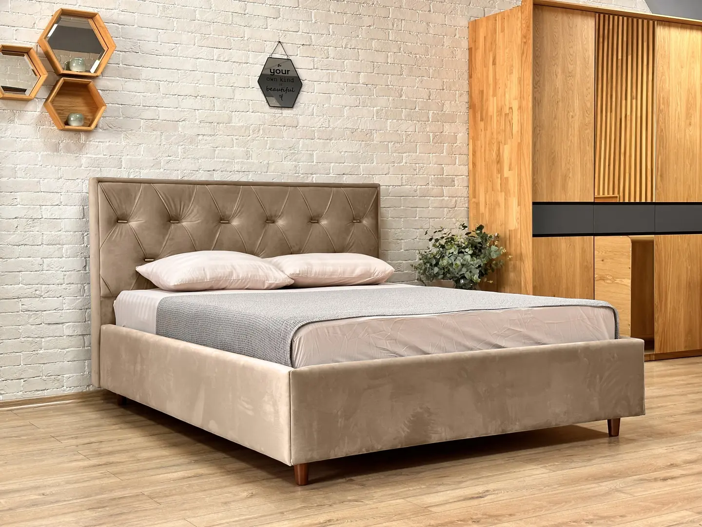 Pat Charmbed Lux Bela 160x200 Laguna 06 (Cappuccino)