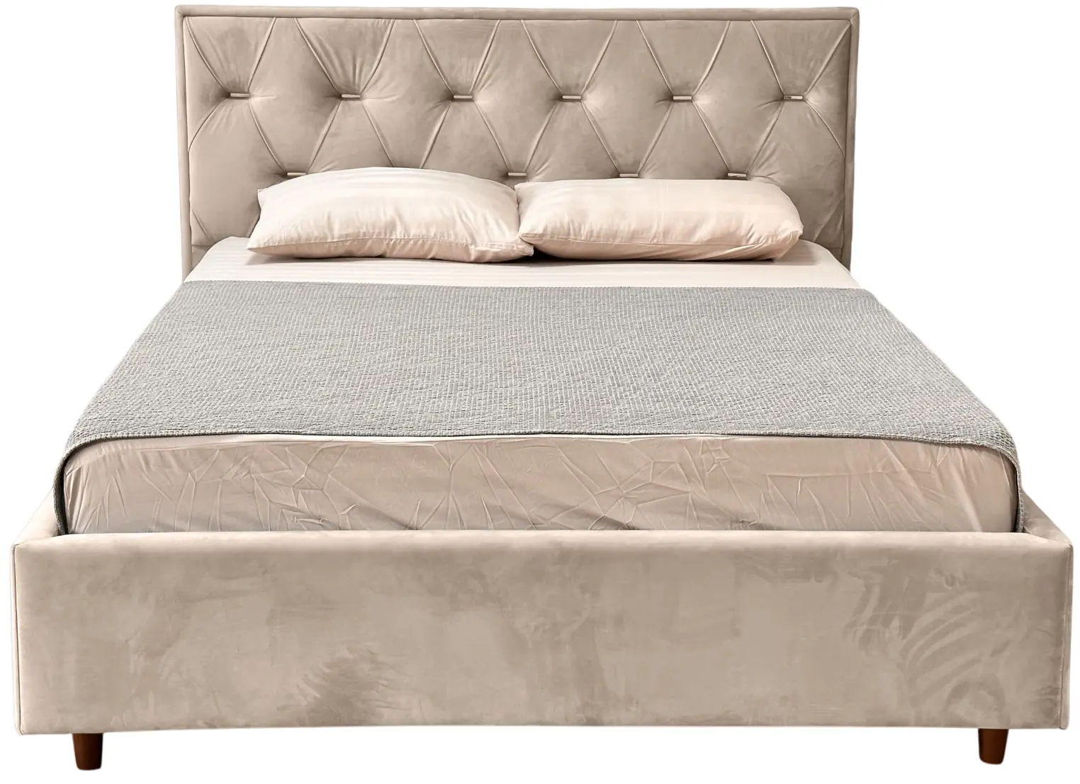 Кровать Charmbed Lux Bela 160x200 Laguna 07 (Beige) - 3