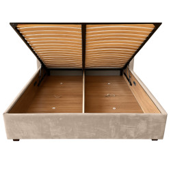 Кровать Charmbed Lux Bela 160x200 Laguna 07 (Beige) Thumb