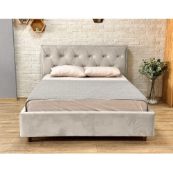 Кровать Charmbed Lux Bela 160x200 Laguna 08 (Gray-Beige) Thumb