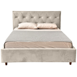 Кровать Charmbed Lux Bela 160x200 Laguna 08 (Gray-Beige) Thumb