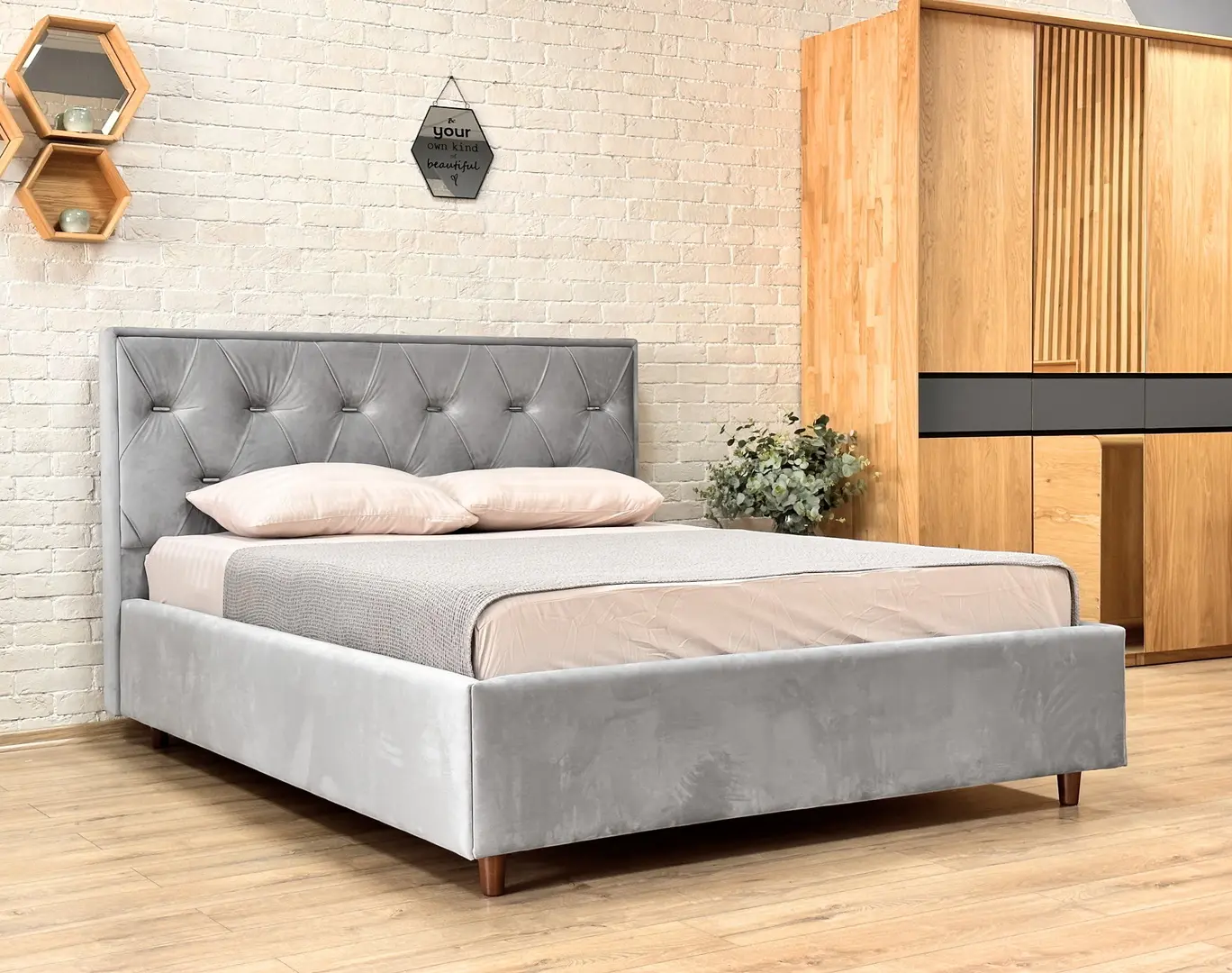 Pat Charmbed Lux Bela 160x200 Laguna 41 (Silver)