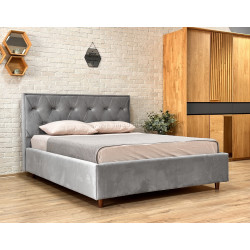 Pat Charmbed Lux Bela 160x200 Laguna 42 (Light Gray)