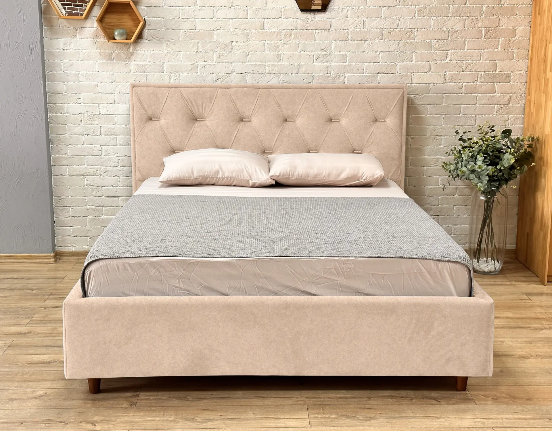Pat Charmbed Lux Bela 160x200 Mono 02 (Beige) - 2