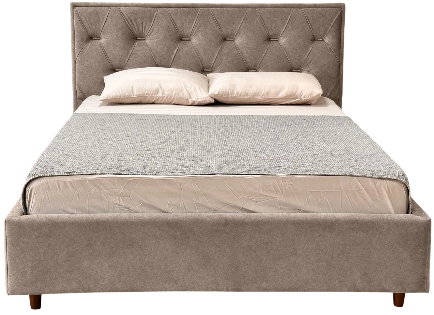 Кровать Charmbed Lux Bela 160x200 Mono 04 (Light Brown) - 3