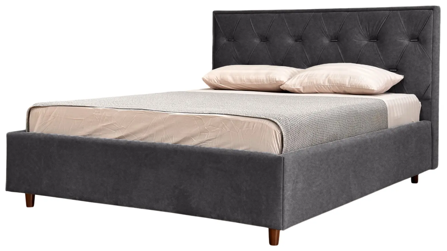 Pat Charmbed Lux Bela 160x200 Mono 07 (Dark Grey) - 4