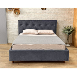 Кровать Charmbed Lux Bela 160x200 Mono 09 (Grey-Blue) Thumb
