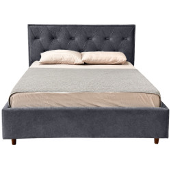 Кровать Charmbed Lux Bela 160x200 Mono 09 (Grey-Blue) Thumb